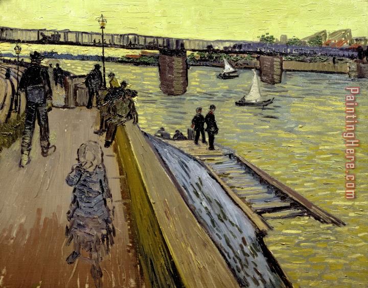 Vincent van Gogh Le Pont de Trinquetaille in Arles